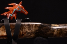 Buckeye Burl Native American Flute, Minor, Mid F#-4, #G7G